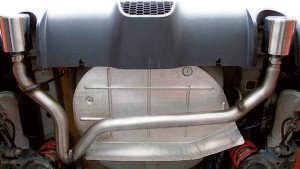 FIAT 500 Performance Exhaust - Magneti Marelli - 1.4L Turbo - Bombardone - Cat Back 3 Piece System - Dual Exit